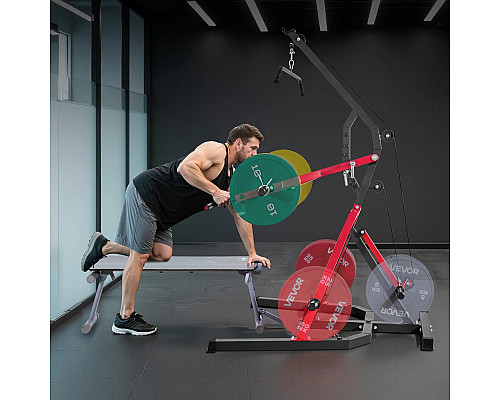 Тренажер для тренування тіла VEVOR, чорно-червоний