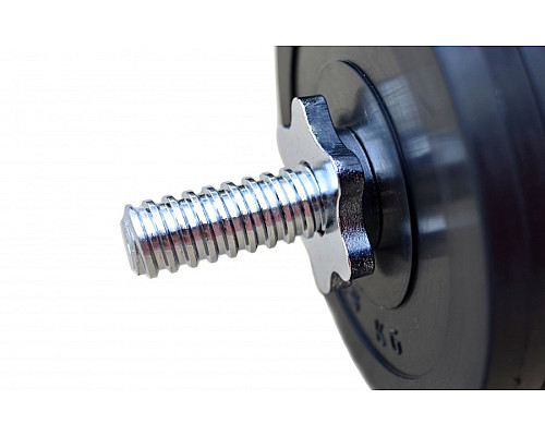 Гантелі розбірні прогумовані Rn-Sport RN_OD2х11 2 х 11 кг