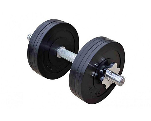 Гантелі розбірні прогумовані Rn-Sport RN_OD2х11 2 х 11 кг