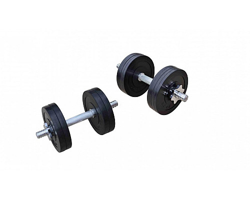 Гантелі розбірні прогумовані Rn-Sport RN_OD2х11 2 х 11 кг