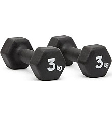 Гантелі Adidas Dumbbells чорний 3 кг, чорні