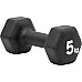 Гантелі Adidas Dumbbells чорний 5 кг, чорні