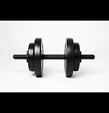 Гантель розбірна WCG  8 кг чорна