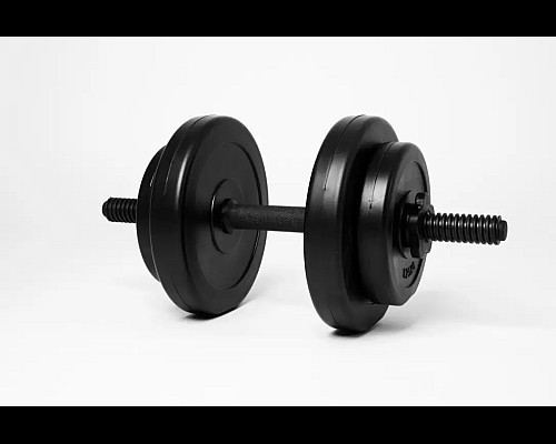 Гантель розбірна WCG  8 кг чорна