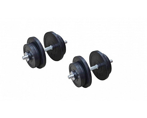 Гантелі розбірні прогумвані RN-Sport RN_OD2х21 2 х 21 кг