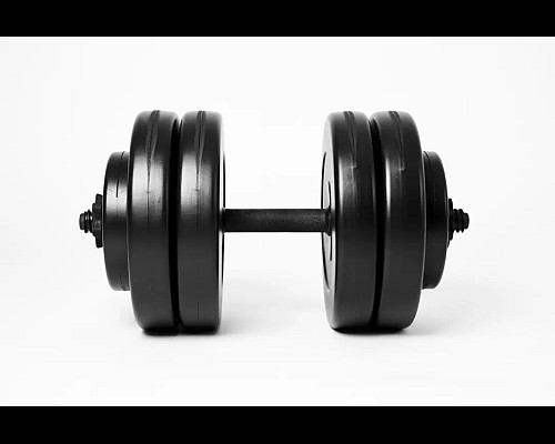 Гантель розбірна WCG 23 кг чорна