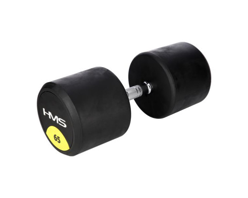 Гантель прогумована HMS HG PRO, 65 кг