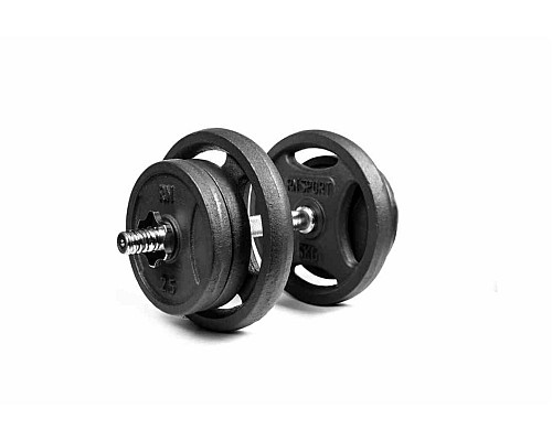 Гантелі розбірні RN-Sport RN_QTR21х2 2 х 21 кг