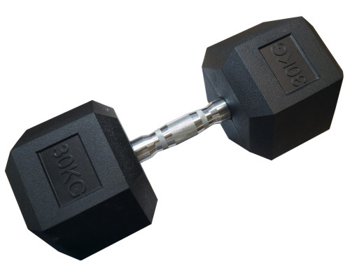 Гантель шестигранна KUBISPORT 30 кг