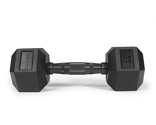 Гантель Zipro Hex прогумована 1 х 5 кг