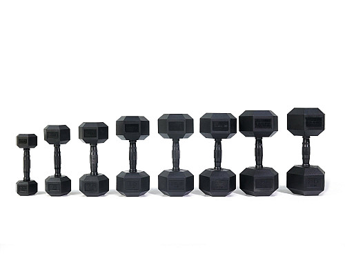 Гантель Zipro Hex прогумована 1 х 5 кг