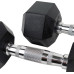Гантель шестигранна UnderFit ‎‎UF56 37,5 кг