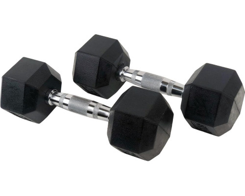 Гантель шестигранна UnderFit ‎‎UF56 37,5 кг