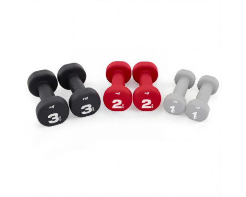 Стійка з гантелями Hop-Sport HS-V122DRS 12 кг, чорна