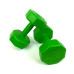 Гантелі для фітнесу NEO-SPORT 2 кг. x 2 шт, композитні зелений