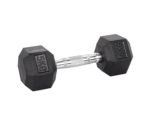 Гантель шестигранна inSPORTline Hexsteel 5 кг