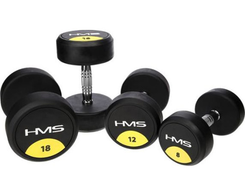 Гантель прогумована HMS ‎‎HG PRO 37,5 кг