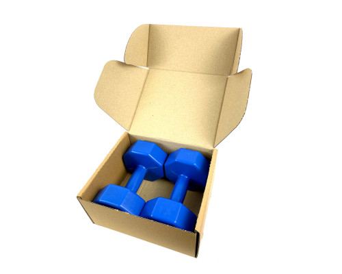 Гантелі для фітнесу NEO-SPORT 3 кг. x 2 шт композитні синій
