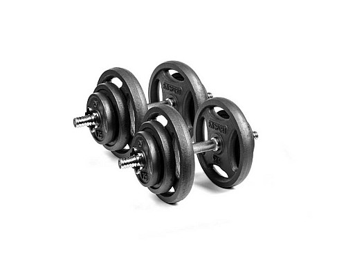 Гантелі розбірні RN-Sport RN_QTR18х2 2 х 18,5 кг