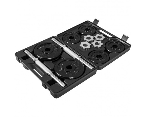 Гантелі розбірні у кейсі Gorilla Sports 2 x 10 кг