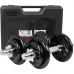 Гантелі розбірні у кейсі Gorilla Sports 2 x 10 кг
