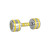 Гантель хромована inSPORTline Yellsteel 8 кг