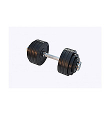Гантель гумова набірна Rn-Sport 20 кг