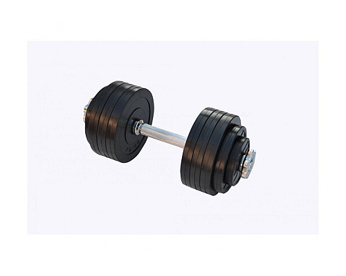 Гантель гумова набірна Rn-Sport 20 кг