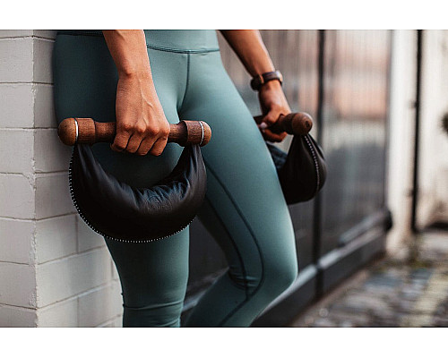 Гантелі NOHRD SwingBell Бук 2 х 8 кг