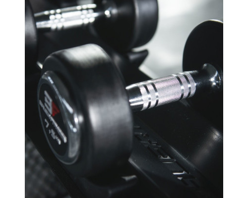 Прогумована гантель 20 кг Bauerfitness AC-1248
