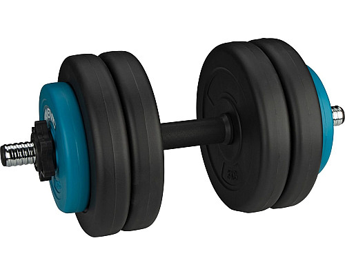 Гантель розбірна бітумна Avento 42DF-BLK, 15 кг