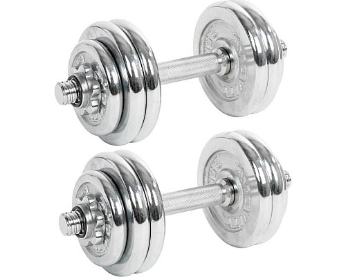 Гантелі Artificial Mind & Movement M33170 хром 2 х 25 кг