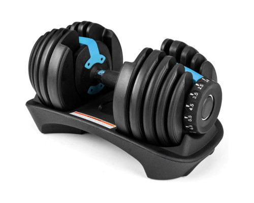 Гантель розбірна регульована Gymtek 2,5-24 кг синій Гантель розбірна регульована Gymtek 2,5-24 кг синій