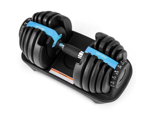 Гантель розбірна регульована Gymtek 2,5-24 кг синій Гантель розбірна регульована Gymtek 2,5-24 кг синій