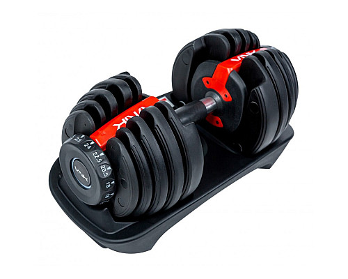 Гантель регульована VNK 60205, чорно-черона
