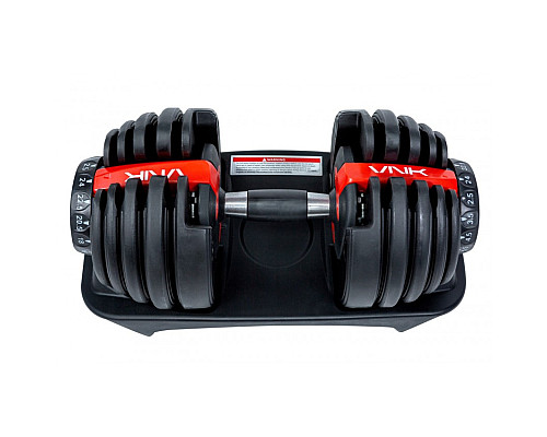Гантель регульована VNK 60205, чорно-черона