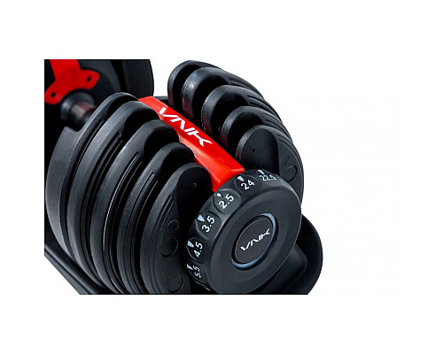 Гантель регульована VNK 60205, чорно-черона