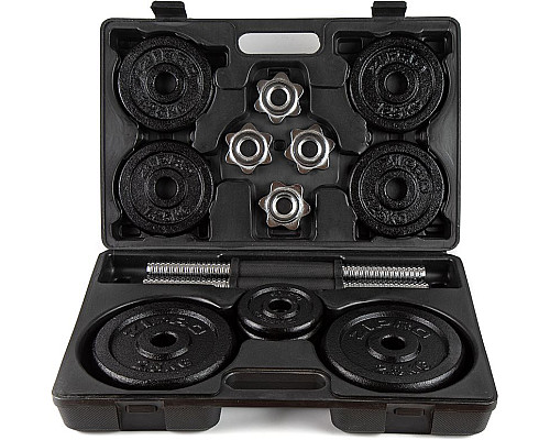 Гантелі розбірні у кейсі ZIPRO Cast Iron, 2 x 10 кг