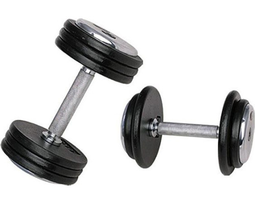 Гантель чавунна inSPORTline ‎‎ProfiST 10 кг