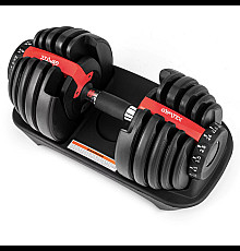 Гантель розбірна Gymtek 2,5-24 кг червона