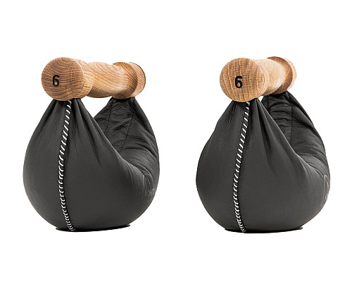 Гантелі NOHRD SwingBell Дуб 2 х 6 кг