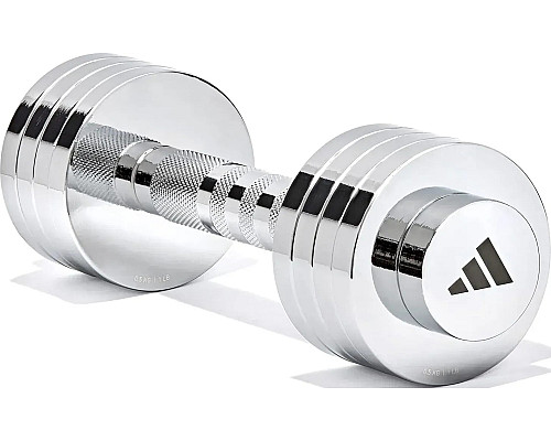 Гантель регульована Adidas Adjustable Chrome Dumbbell 1-5 кг