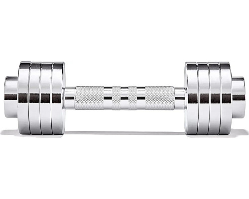Гантель регульована Adidas Adjustable Chrome Dumbbell 1-5 кг