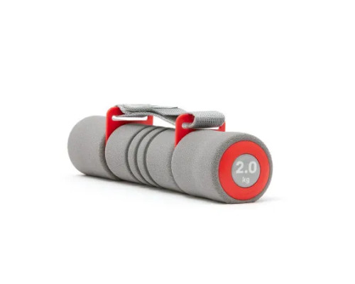 Гантелі з ручками REEBOK RAWT-11062RD, 2 x 2 кг