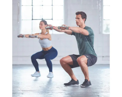 Гантелі з ручками REEBOK RAWT-11062RD, 2 x 2 кг