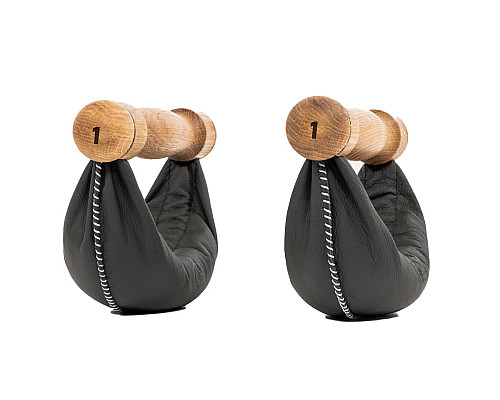 Гантелі NOHRD SwingBell Дуб 2 х 1 кг