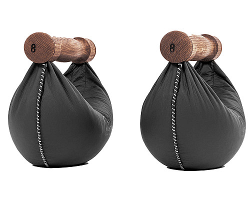 Гантелі NOHRD SwingBell Дуб Вінтаж 2 х 8 кг