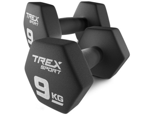 Гантелі неопренові TREX Sport TX-090VD 2 x 9 кг