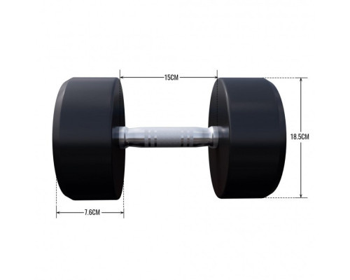 Гантель прогумована Gorilla Sports 100532-00049-0026 22,5 кг