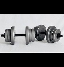 Гантелі розбірні WCG 2 х 10 кг сірі